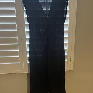 Zara Size Extra Large (XL) Elegant Black Sleeveless Maxi Dress - Classic Evening